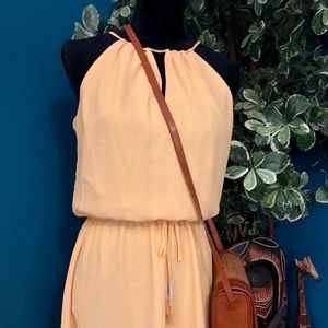 🎊🎉NWT Sunburst Yellow soft social dress WHBM 💕